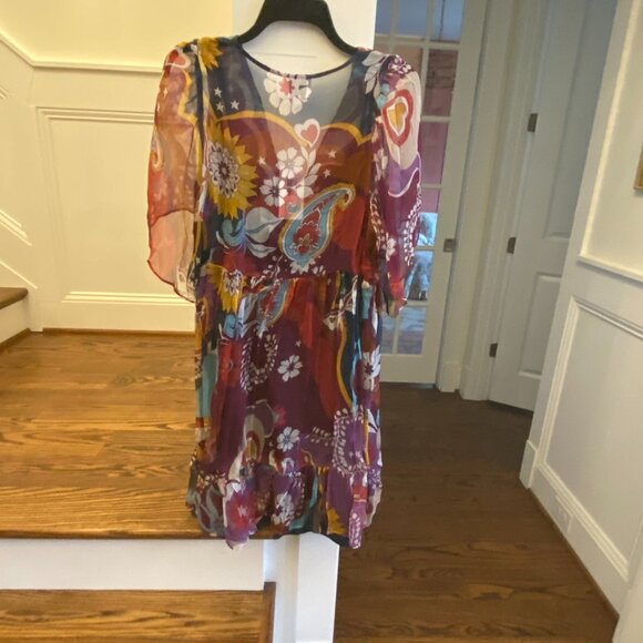 NWT Johnny Was Margareta Mini Dress Size Large Color Tavie Retail $365 - Picture 12 of 16